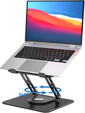 Laptop Stand for Desk Adjustable Ergonomic with 360 Degree Rotating Base picture