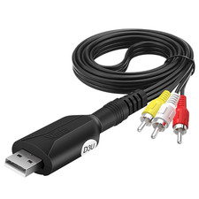 USB Audio Video Capture Card VHS VCR to Digital Converter | RCA AV picture