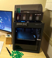 Bambu Lab P1S with AMS -  with original box, filament and parts picture