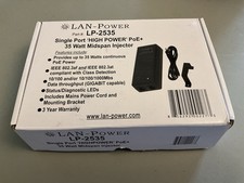 LP-2535 High Power PoE+ 35 Watt Midspan Injector- New In Box picture