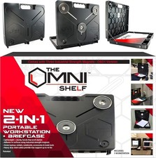 The OmniShelf Portable Workstation Magnetic Toolbox Laptop Stand w/ 50 lb picture