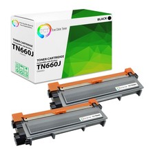 2Pk TCT Prem TN630 TN660 Black Jumbo for Brother HL L2300D Compatible Toner picture