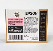 NEW Epson VIVID LIGHT MAGENTA T8506 UltraChrome HD Ink SC-P800 *6/30/2028 picture