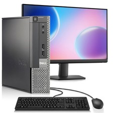 Dell USFF Desktop Computer PC Intel i5-4th 8GB Ram 512GB SSD New 24