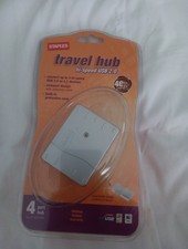  New Staples 4-port Travel Hub USB 2.0 & 1.1 Compatible W/ Ac Adapter picture