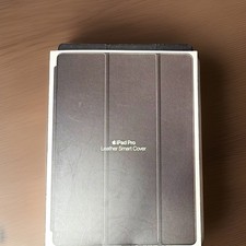 Apple Leather Smart Cover iPad Pro 12.9” Black MQ0G2ZM/A Genuine w Box picture