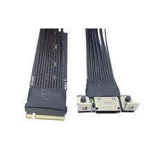 JMT M.2 NVMe M Key to Oculink 4i / SFF8611 Extension Cable PCIe4.0 X4 Gen3 4 Com picture