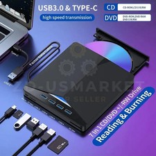 7-in-1 Triangular DVD Recording Drive USB 3.0 Disc Player Burner Writer picture