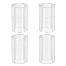 4Pcs Clear Fitting, 14mm ID Straight PC Pipe Fitting Adapter picture