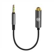 GEEKRIA 3.5mm Stereo Male to 4.4mm Balanced Female Adapter 120mm, Black  picture