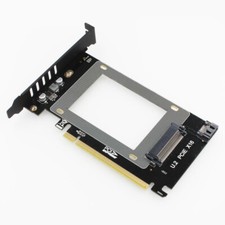 U.2 to PCI-E Adapter SFF-8639 NVme SATA SSD Drive Converter Board Bracket HOT picture
