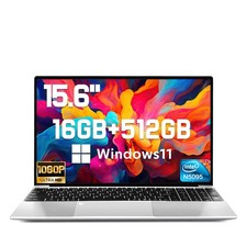 2026 New 15.6'' Laptop 16GB RAM 512GB SSD, Intel Quad-Core Processor(Max 2.9G... picture