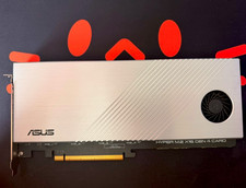 ASUS Hyper M.2 Expansion card GEN 4. FOUR SLOT M.2SSD expansion.  Incl M.2 SSD picture