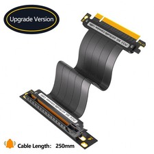 For RTX4090 RX6900XT GPU Extension Cable 90/180° PCI-E 4.0 16x PCIe Riser 64GBS picture