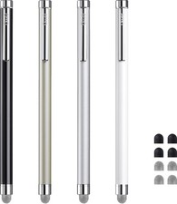 Stylus Pens for Touch Screens, 4 Pcs Mesh Fiber Stylus, with 4 Replaceable Mesh picture