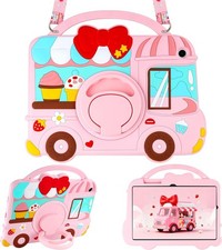 Pink Soft Silicone Case with 360° Rotating Stand for Samsung Galaxy Tab A11 Plus picture