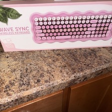 IJoy Wavy Keyboard - Pink: ABS Slim Design, Computer Accessories picture