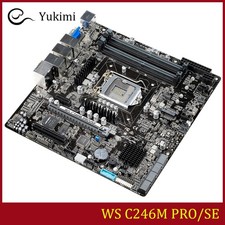 FOR ASUS WS C246M PRO/SE DDR4*4 LGA1151 128GB VGA Ｍotherboard Test OK picture