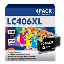 4PK LC406 Ink Cartridges for Brother MFC-J4335DW MFC-J4345DW MFC-J4535DW J5855DW picture