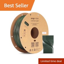 Snapmaker PETG HF 3D Printer Filament, 1.75mm, Dark Green, 1kg picture