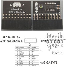 20-1 Pin 2*10P TPM2.0 Module TPM GA Security Module Gigabyte ASUS Motherboard picture