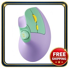 Wireless Vertical Mouse with Volume Control 3-Device Connectivity picture