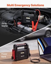  Jump Starter 6000A Peak Portable Car Battery Booster Jump Box 12V, for Up to Mo picture