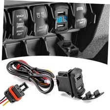 Rocker Switch Fit for Polaris RZR Ranger General Xpedition Dual USB picture