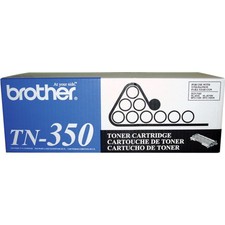 Genuine Brother TN-350 Black Toner. New Sealed Box, We Ship Fast picture