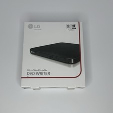 LG Ultra Slim Portable DVD Writer SP80NB80 USB 2.0 Mac & Windows Compatible BNOB picture