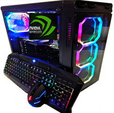 INTEL i7 CUSTOM GAMING DESKTOP PC 2TB SSD 32GB RTX 4060 WiFi + GIFTS picture