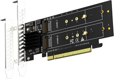 PA41 Quad M.2 Nvme to Pcie 4.0 X16 Adapter without Pcie Bifurcation Setup Soft M picture