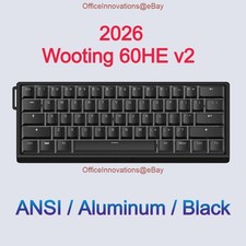 🔥NEW🔥 Wooting 60HE v2 Aluminium ASNI 2026 BEST Gaming Keyboard *IN STOCK* picture