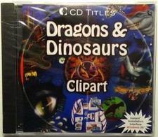Dragons & Dinosaurs Clipart NEW / Sealed picture
