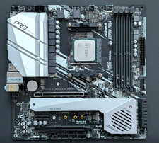 asrock x570m pro4 + AMD Ryzen 7 5800X microATX motherboad and CPU combo picture