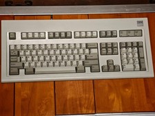 IBM Model M Vintage Buckling Spring Keyboard with Square Logo Tested picture