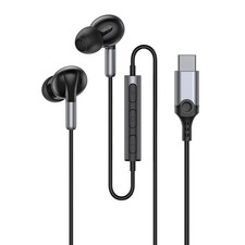USB-C Noise-Cancelling wired In-Ear Earbuds with mic for iPhone 17/16/15 picture