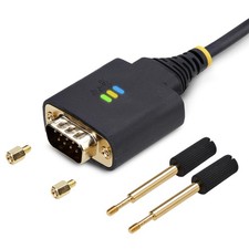 StarTech.com USB-A to RS232 DB9 Serial Cable 2m 1P6FFC-USB-SERIAL Black picture