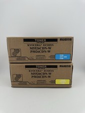 2-Pack Compatible TK-5242 Toner Cyan Yellow for Kyocera M5526cdn P5026cdn picture