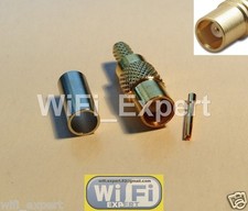 100 x MCX straight Female plug connector for RG316 RG174 RF cable crimp & solder picture