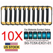 10-Pack Yellow Protective Cover Bumper Rugged Boot for Zebra TC51 TC52 TC56 TC57 picture