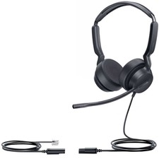 Yealink YEA-YHS36-E2-DUAL YHS36 E2 Dual Wired Stereo RJ9 Call Center Headset picture