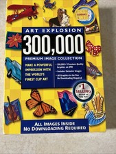 Nova Development Art Explosion 300,000 Software DVD Premium Image Collection NEW picture