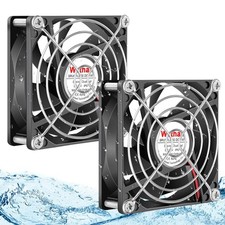 Wathai IP67 Waterproof 80mm x 25mm 12V Cooling DC Fan for RV Fridge 80x25mm  picture