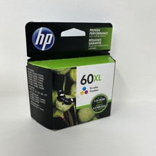 HP 60XL Tri-Color Original Ink Cartridge CC644WN Genuine OEM Expired Feb 2021 picture
