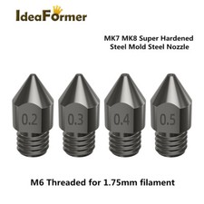 5Pcs MK7MK8 Nozzle Super Hardened Steel for CR 10 Ender3 Sapphire Pro 3D Printer picture