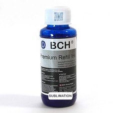 BCH Premium 100 ml Cyan Sublimation Ink for Epson (IS100C-AE) picture