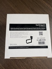StarTech Multi Directional Vertical Cable Management D-Ring Hook picture