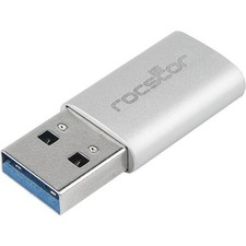 Rocstor Premium Usb 3.0 To Usb C Slim Aluminum Silver Adapter picture