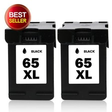 2 Pack 65XL Black Ink Cartridges High Yield for HP 65-XL ENVY 5000 5010 5052 picture